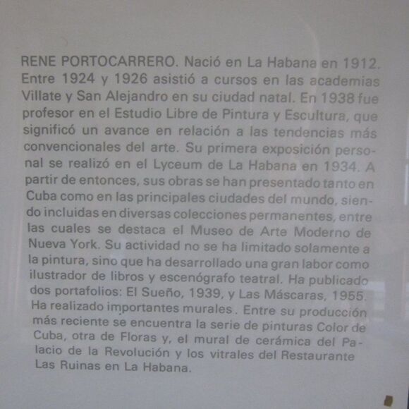Rene Portocarrero - Cuban Artist - Framed Print main image 2